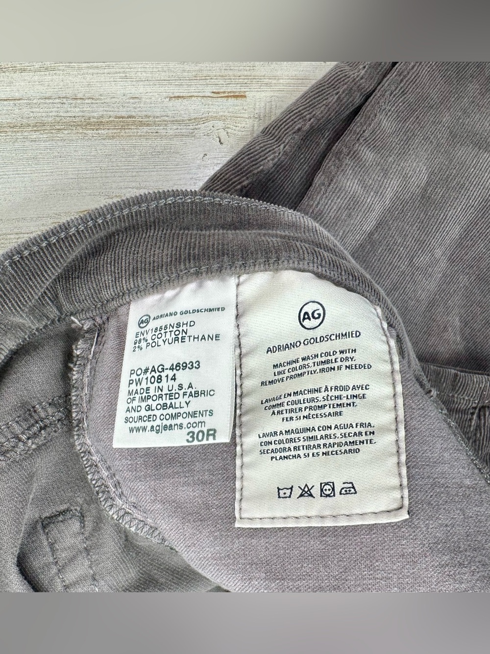 AG Adriano Goldschmied Jeans Womens 30R Brown The Prima Ankle Cigarette Ankle - Picture 5 of 12
